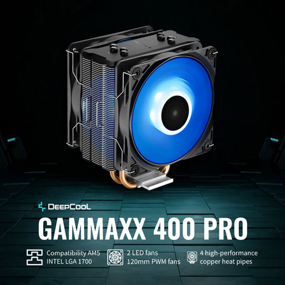 نظام تبريد هوائي للبروسيسور ديب كول Gammaxx 400 Pro