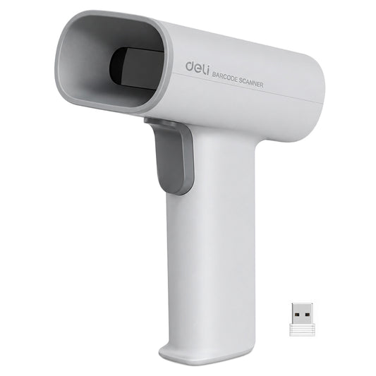 Deli S228W Barcode Reader - White