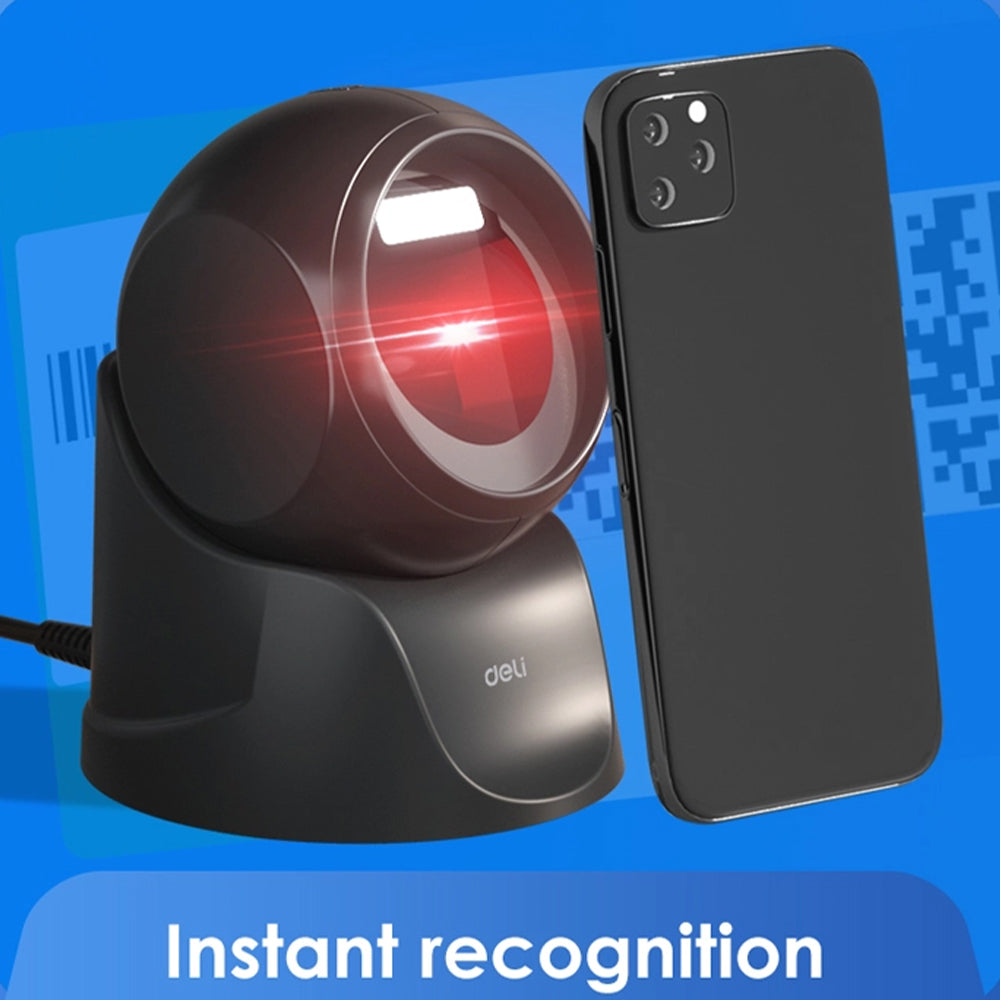 Deli S231 Barcode Reader - Black