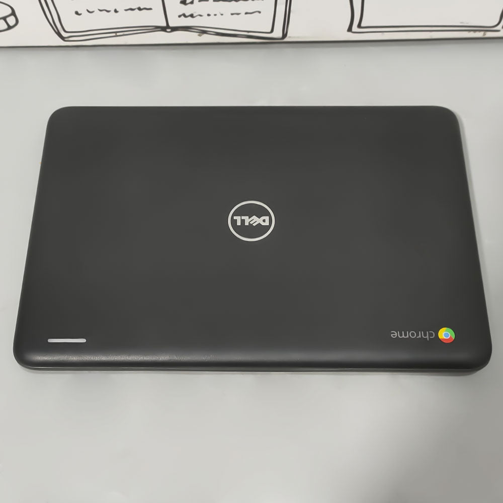 Dell Chromebook 11 3180 Laptop (Intel Celeron N3060 - 4GB DDR3 - eMMC 32GB - Intel HD Graphics - 11.6 Inch HD - Cam) Original Used