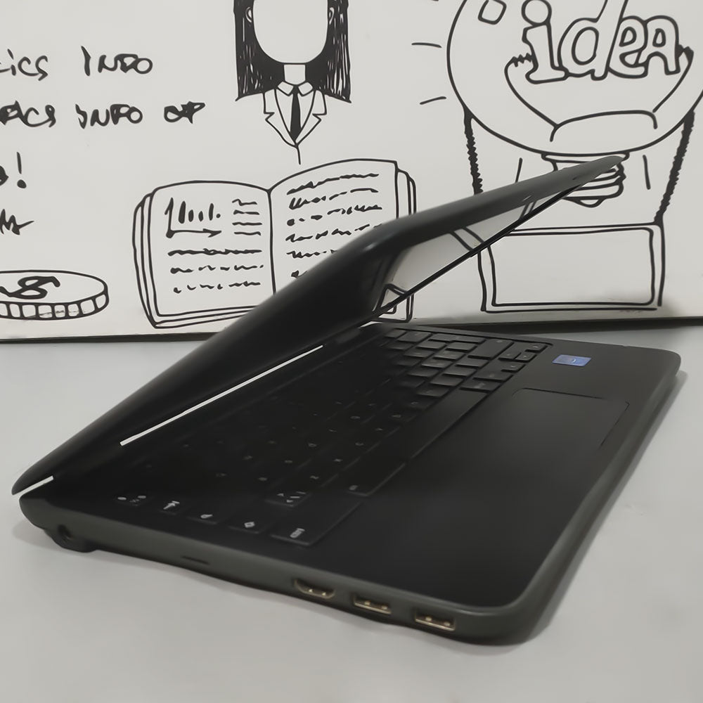 Dell Chromebook 11 3180 Laptop (Intel Celeron N3060 - 4GB DDR3 - eMMC 32GB - Intel HD Graphics - 11.6 Inch HD - Cam) Original Used
