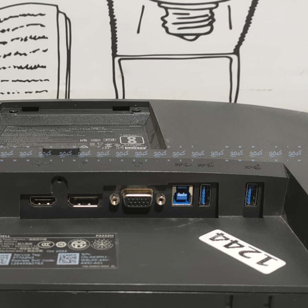 Dell P2222H 22 Inch IPS LED FHD HDMI Frameless Monitor (Grade A) Original Used