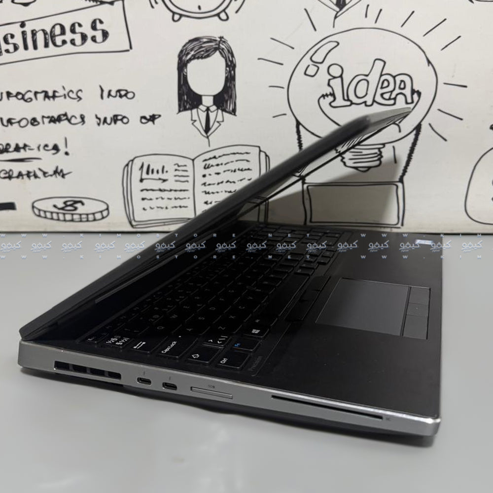 Dell Precision 7540 Mobile Workstation Laptop (Intel Core i7-9850H - 16GB DDR4 - M.2 512GB - Nvidia Quadro T1000 4GB - 15.6 Inch FHD - Cam) Original Used