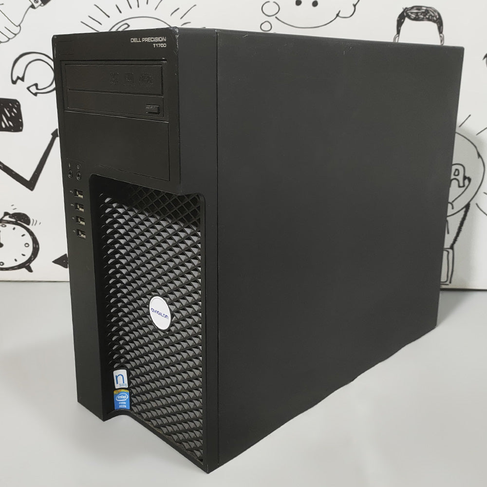 Dell Precision T1700 Tower PC (Intel Core i5-4570 - 8GB DDR3 - No Hard - Intel HD Graphics - DVD RW) Original Used