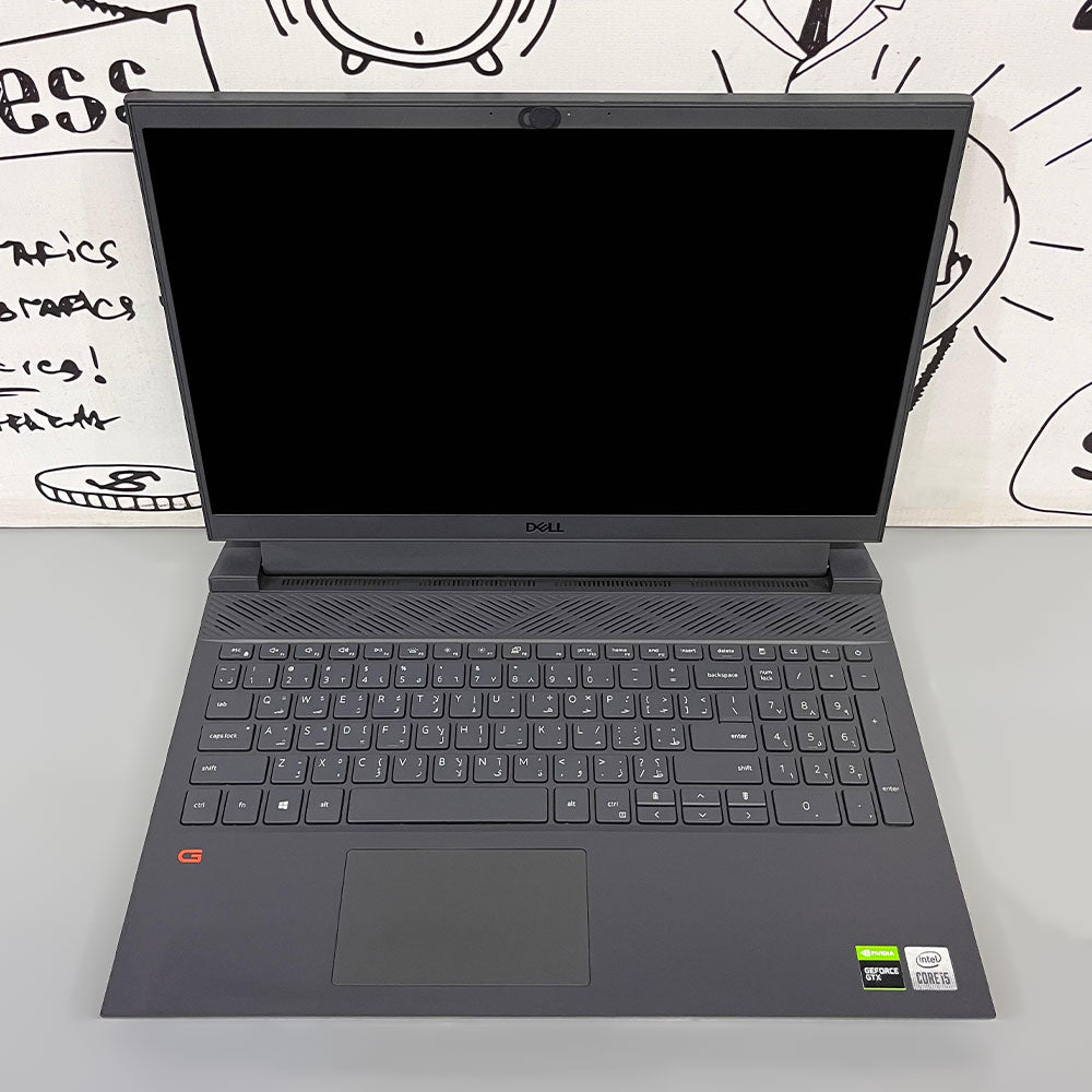 Dell G15 5510 Gaming Laptop (Intel Core i5-10200H - 32GB DDR4 - M.2 NVMe 512GB - Nvidia GeForce GTX 1650 4GB - 15.6 Inch FHD 120Hz - Cam) Used