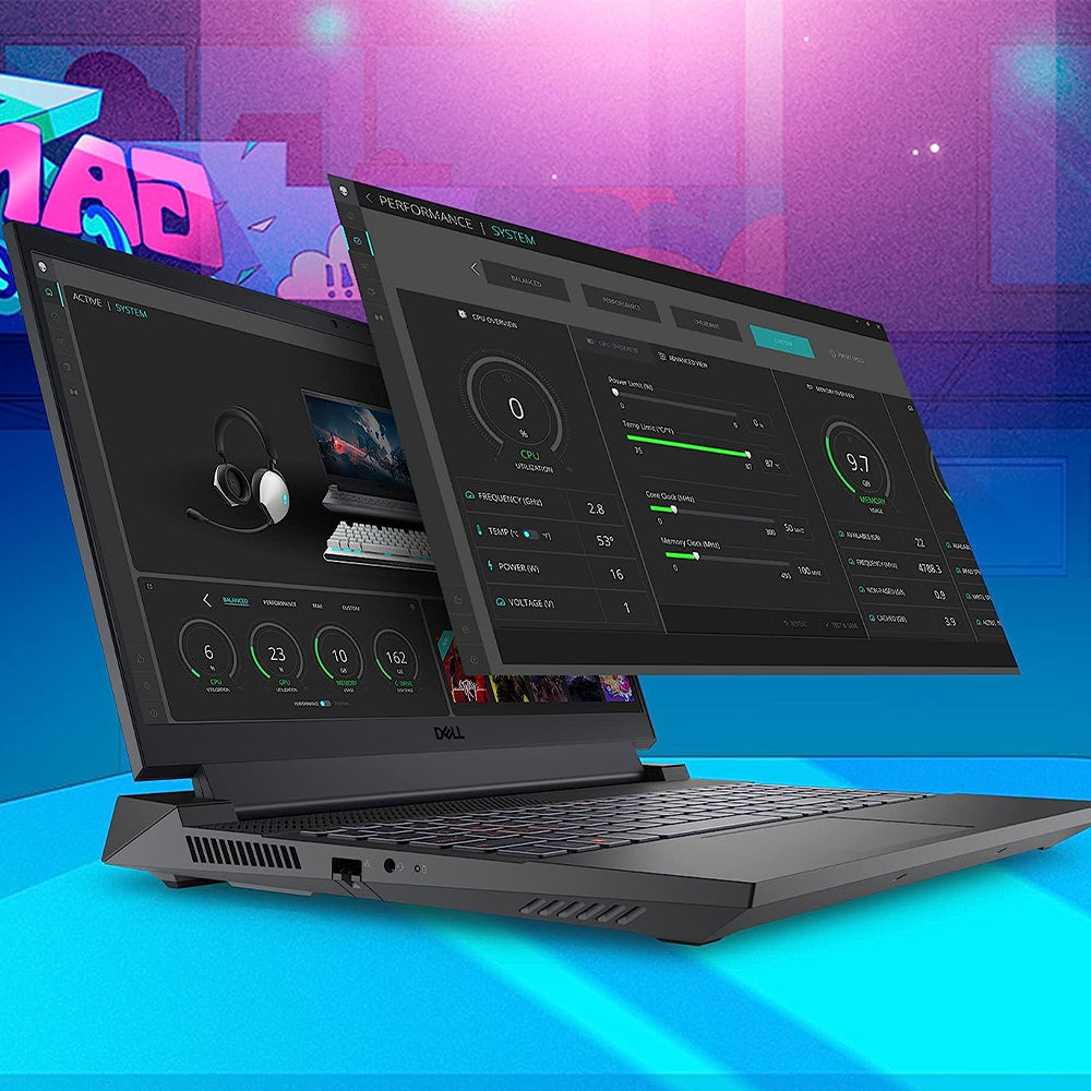 لاب توب ديل G15 5530 (انتل كور i7-13650HX - رام 16 جيجابايت - هارد 1 تيرا بايت M.2 NVMe - نفيديا 8 جيجابايت RTX 4060 - شاشة 15.6 بوصة 120 هرتز FHD - ويندوز 11) - رمادي