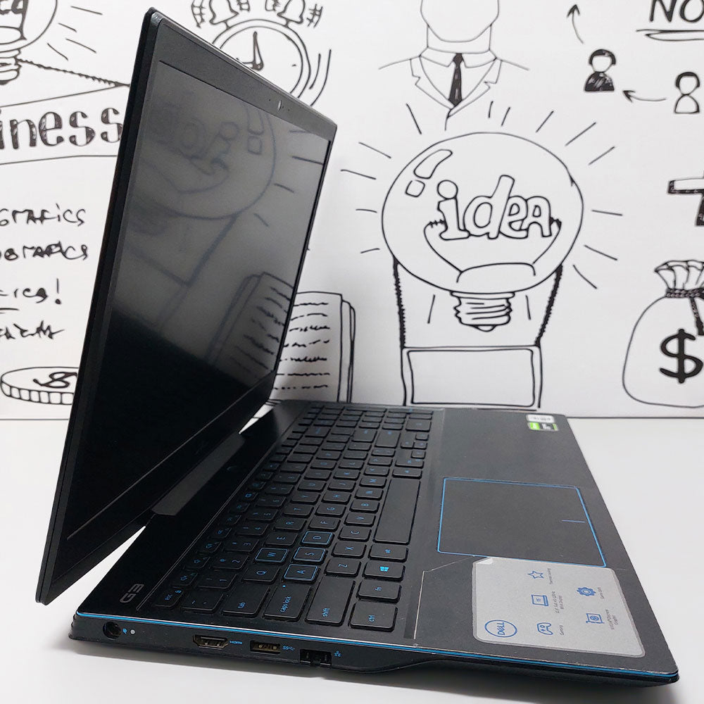Dell G3 3500 Gaming Laptop (Intel Core i5-10300H - 20GB DDR4 - HDD 1TB + SSD 240GB - Nvidia GeForce GTX 1650 4GB - 15.6 Inch FHD 144Hz - Cam) Original Used