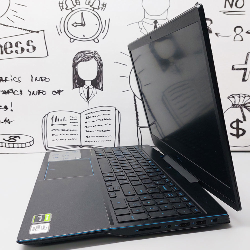 Dell G3 3500 Gaming Laptop (Intel Core i5-10300H - 20GB DDR4 - HDD 1TB + SSD 240GB - Nvidia GeForce GTX 1650 4GB - 15.6 Inch FHD 144Hz - Cam) Original Used