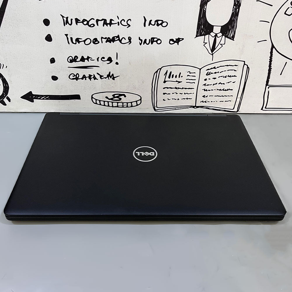 Dell Latitude 5580 Laptop (Intel Core i5-6300U - 8GB DDR4 - M.2 256GB - Intel HD Graphics - 15.6 Inch FHD Touchscreen - Cam) Original Used