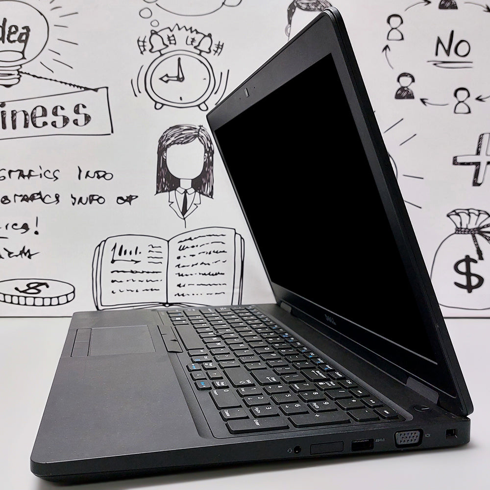 Dell Latitude 5580 Laptop (Intel Core i5-6440HQ - 8GB DDR4 - SSD 256GB - Nvidia GeForce 940MX 2GB - 15.6 Inch FHD Touchscreen - Cam) Original Used