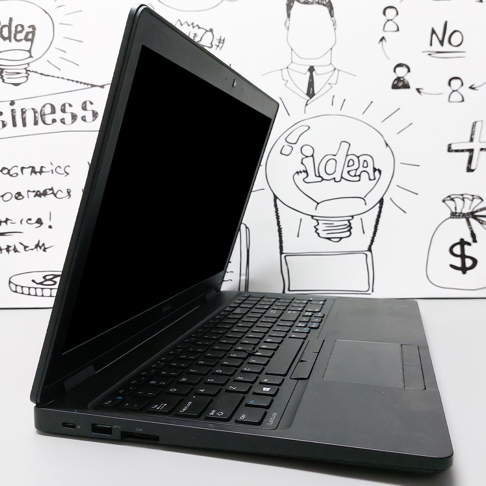 Dell Latitude 5580 Laptop (Intel Core i5-6440HQ - 8GB DDR4 - SSD 256GB - Nvidia GeForce 940MX 2GB - 15.6 Inch FHD Touchscreen - Cam) Original Used