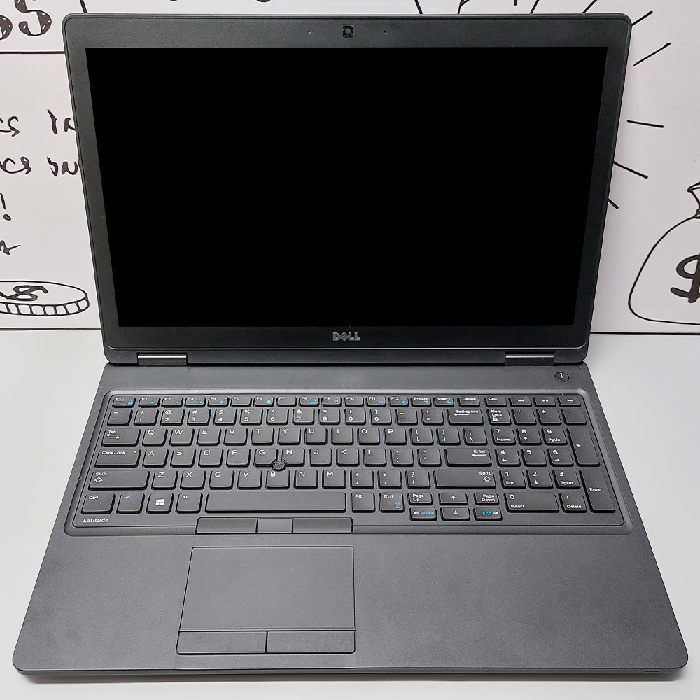 Dell Latitude 5580 Laptop (Intel Core i5-6440HQ - 8GB DDR4 - SSD 256GB - Nvidia GeForce 940MX 2GB - 15.6 Inch FHD Touchscreen - Cam) Original Used