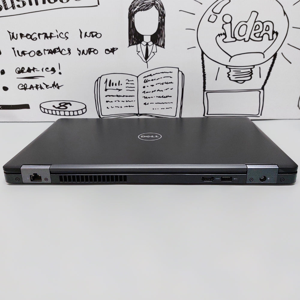 Dell Latitude 5580 Laptop (Intel Core i5-6440HQ - 8GB DDR4 - SSD 256GB - Intel HD Graphics - 15.6 Inch HD - Cam) Original Used