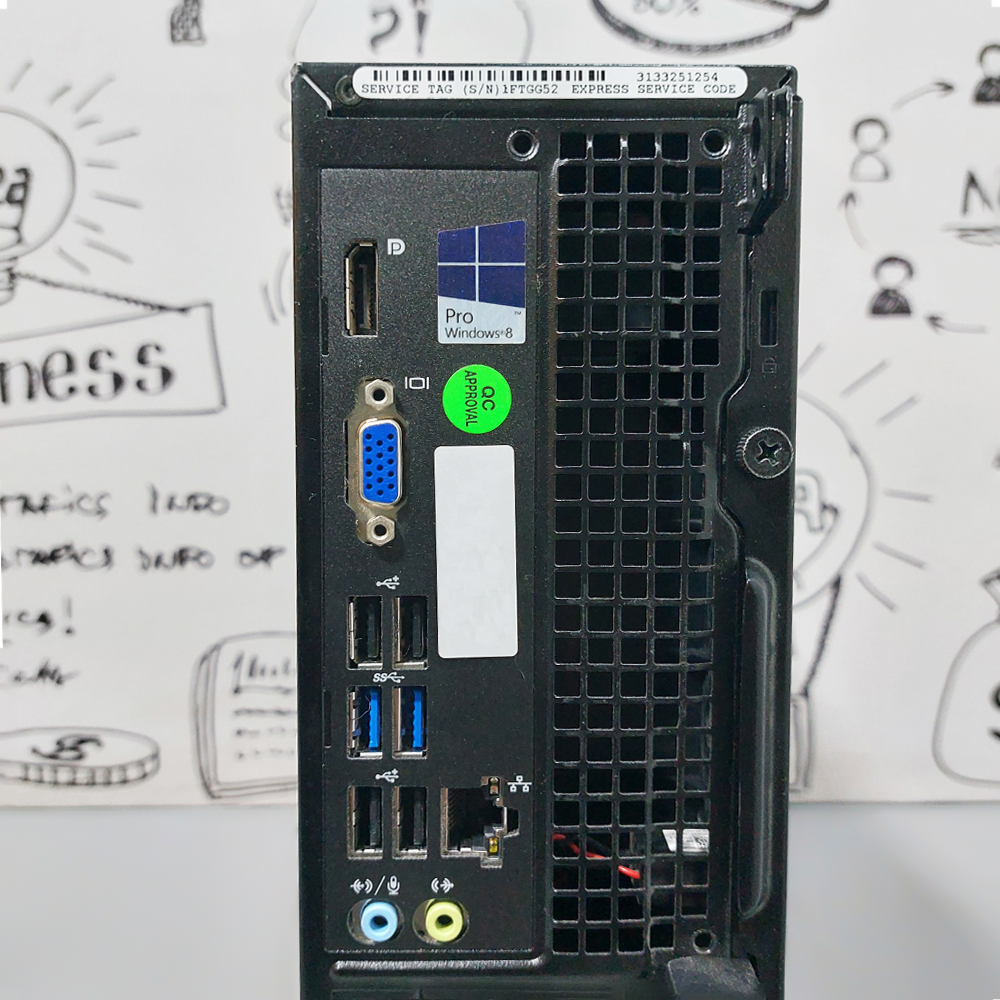 كمبيوتر ديسك توب ديل OptiPlex 3020 (انتل كور i3-4130 - رام 4 جيجابايت DDR3 - هارد 500 جيجابايت HDD - انتل HD جرافيكس - DVD RW) استعمال خارج