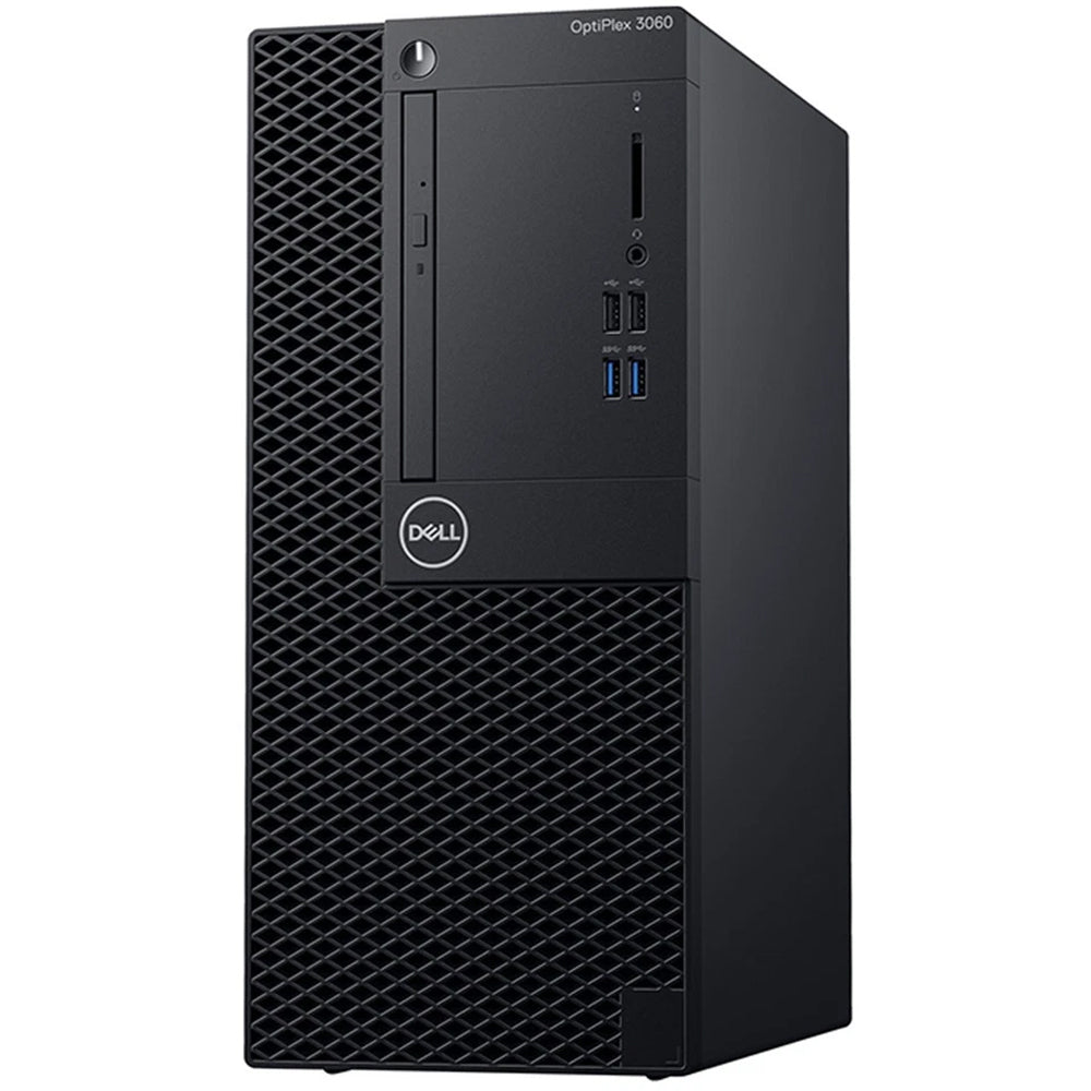 كمبيوتر تاور ديل OptiPlex 3060 (انتل كور i3-8100 - رام 4 جيجابايت DDR4 - بدون هارد - انتل UHD جرافيكس) استعمال خارج