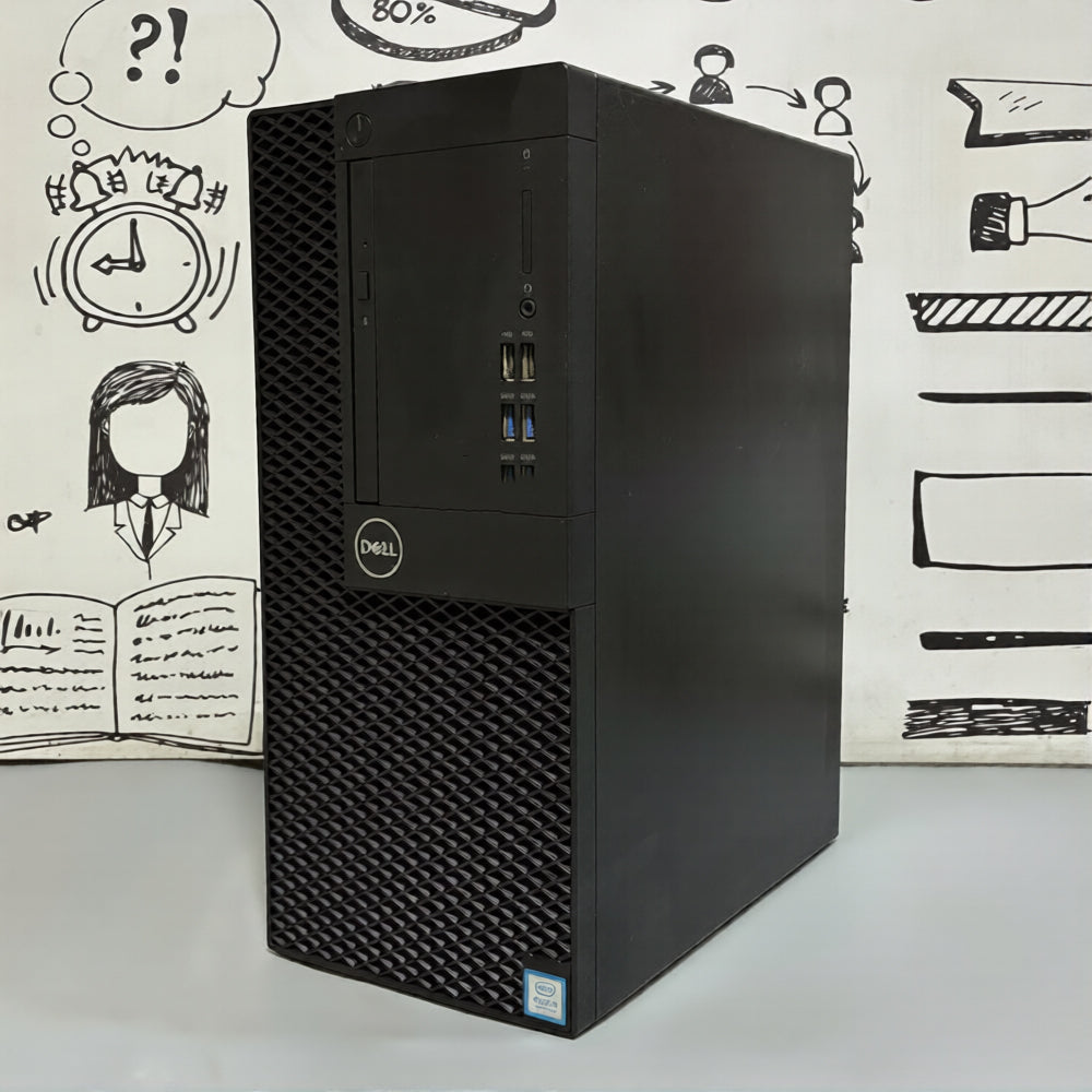 Dell OptiPlex 3060 Tower PC (Intel Core i3-8100 - 4GB DDR4 - No Hard - Intel UHD Graphics) Original Used