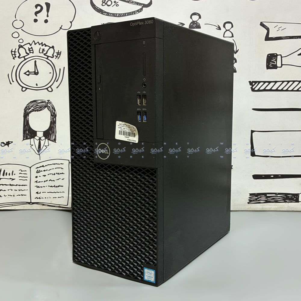 Dell OptiPlex 3060 Tower PC (Intel Core i3-8100 - 8GB DDR4 - No Hard - Intel UHD Graphics) Original Used