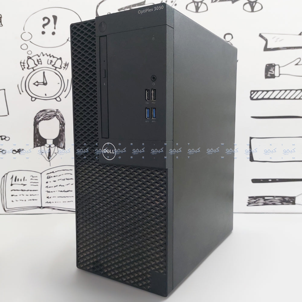 كمبيوتر تاور ديل Optiplex 3050 (انتل كور i5-6500 - رام 8 جيجابايت DDR4 - بدون هارد - انتل HD جرافيكس - DVD RW) استعمال خارج