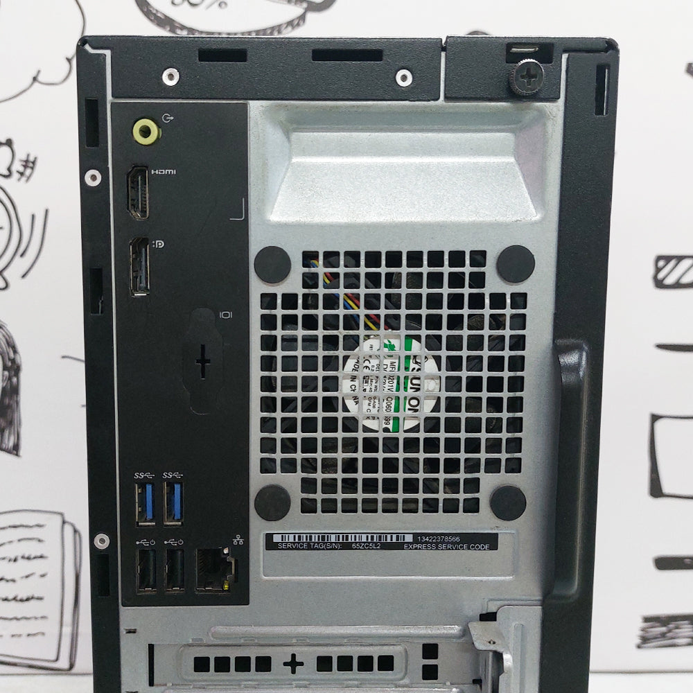 كمبيوتر تاور ديل Optiplex 3050 (انتل كور i5-6500 - رام 8 جيجابايت DDR4 - بدون هارد - انتل HD جرافيكس - DVD RW) استعمال خارج