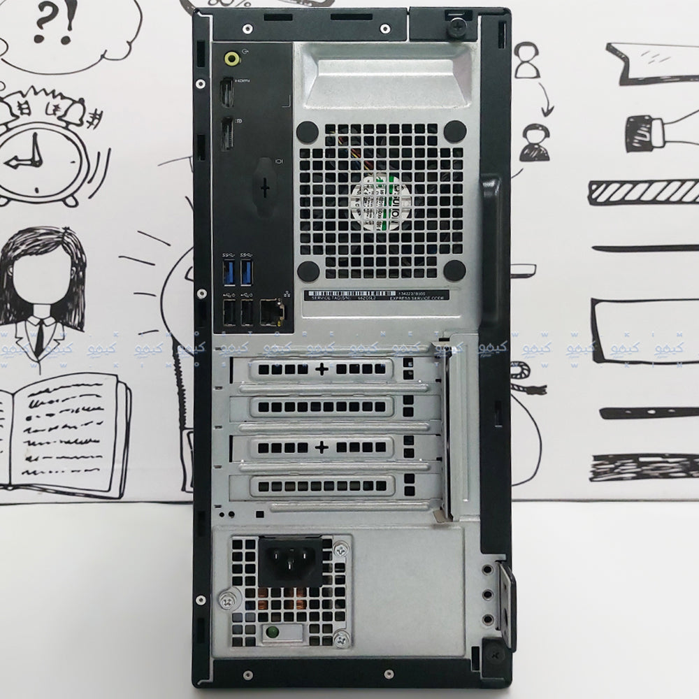 كمبيوتر تاور ديل Optiplex 3050 (انتل كور i5-6500 - رام 8 جيجابايت DDR4 - بدون هارد - انتل HD جرافيكس - DVD RW) استعمال خارج