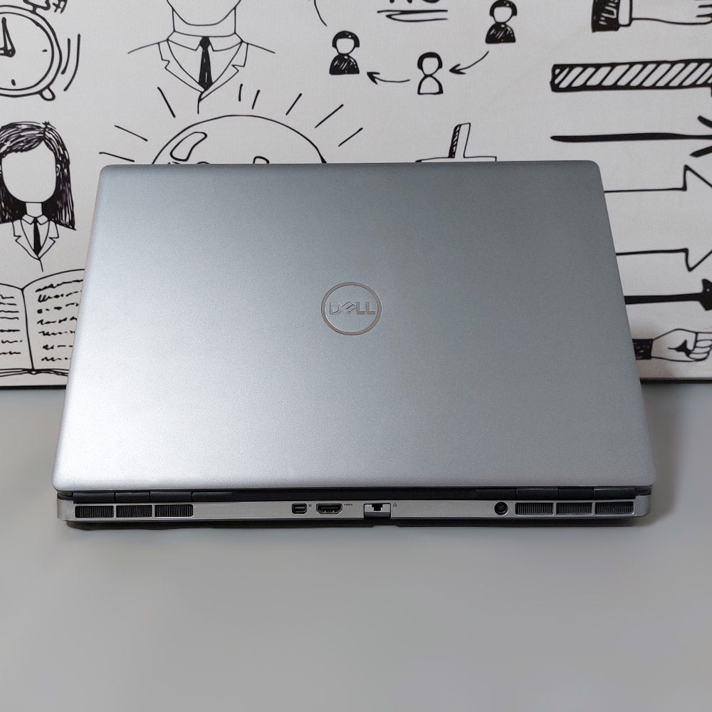 Dell Precision 7550 Mobile Workstation Laptop (Intel Core i7-10850H - 32GB DDR4 - M.2 512GB - Nvidia Quadro T1000 4GB - 15.6 Inch FHD - Cam) Original Used