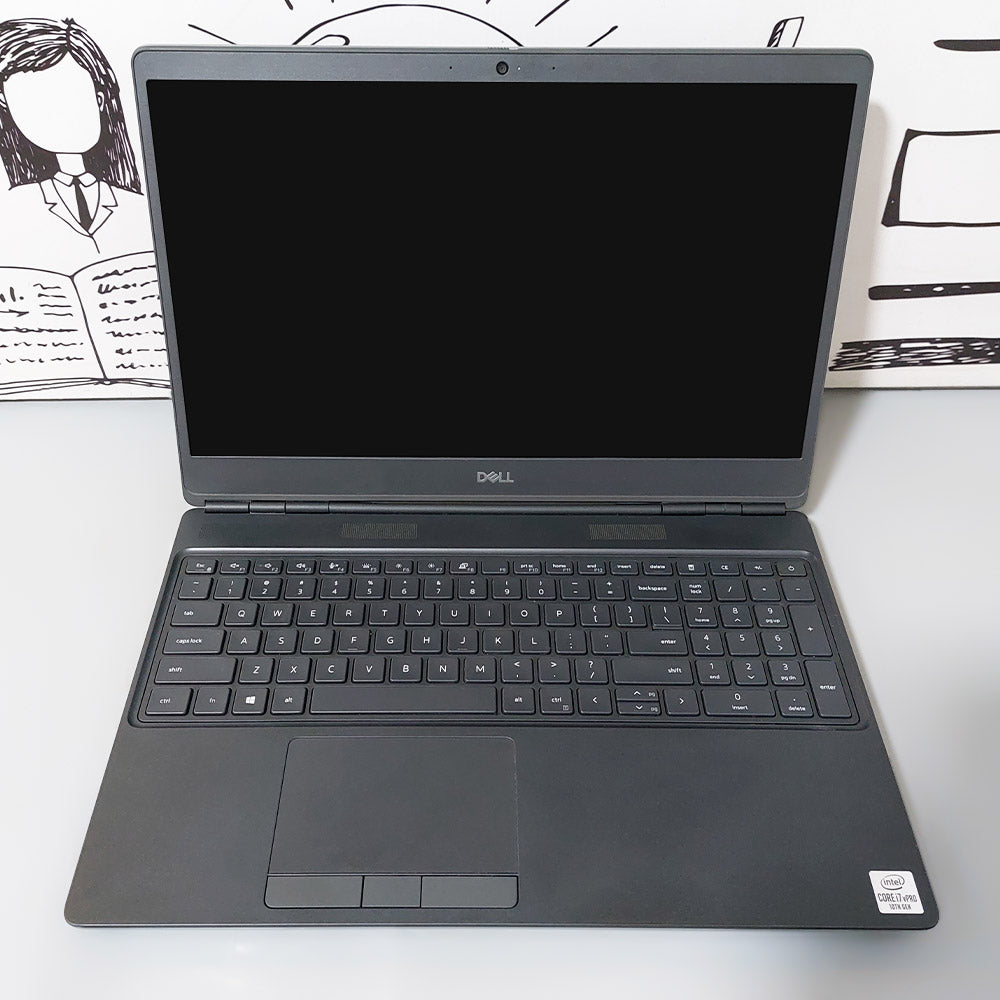 Dell Precision 7550 Mobile Workstation Laptop (Intel Core i7-10850H - 32GB DDR4 - M.2 512GB - Nvidia Quadro T1000 4GB - 15.6 Inch FHD - Cam) Original Used