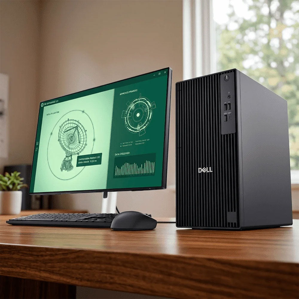 Dell Pro QCT1250 Tower PC (Intel Core i7-14700 - 8GB Ram - M.2 512GB - Intel UHD Graphics - Keyboard + Mouse)
