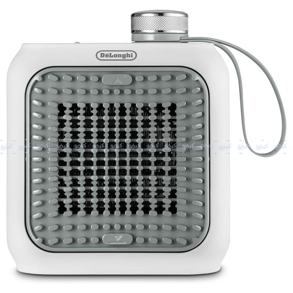 دفاية كهربائية مروحة ديلونجي كبسول ديسك سيراميك 360 وات HFX10B03.GR - رمادي