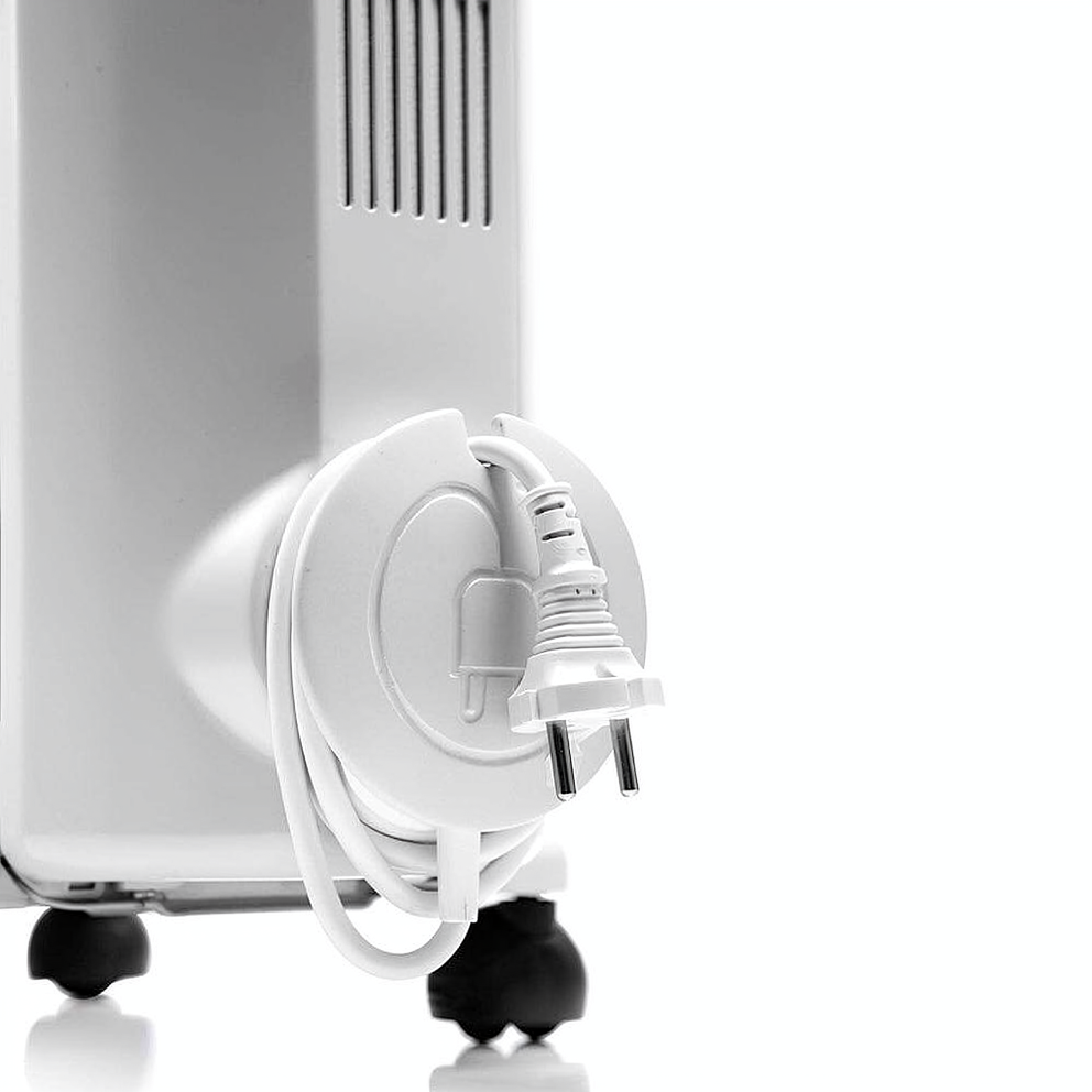 Delonghi Electric Oil Heater Radia S TRRS0920 9 Fins 2000W - White
