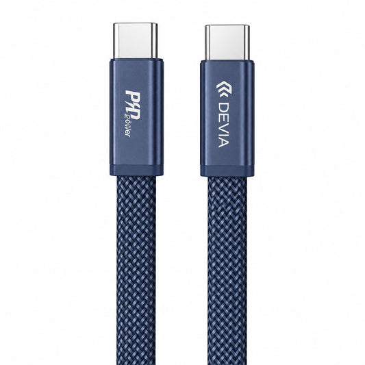 Devia EC664 Type-C To Type-C Cable 5A Fast Charging 1.5m - Blue