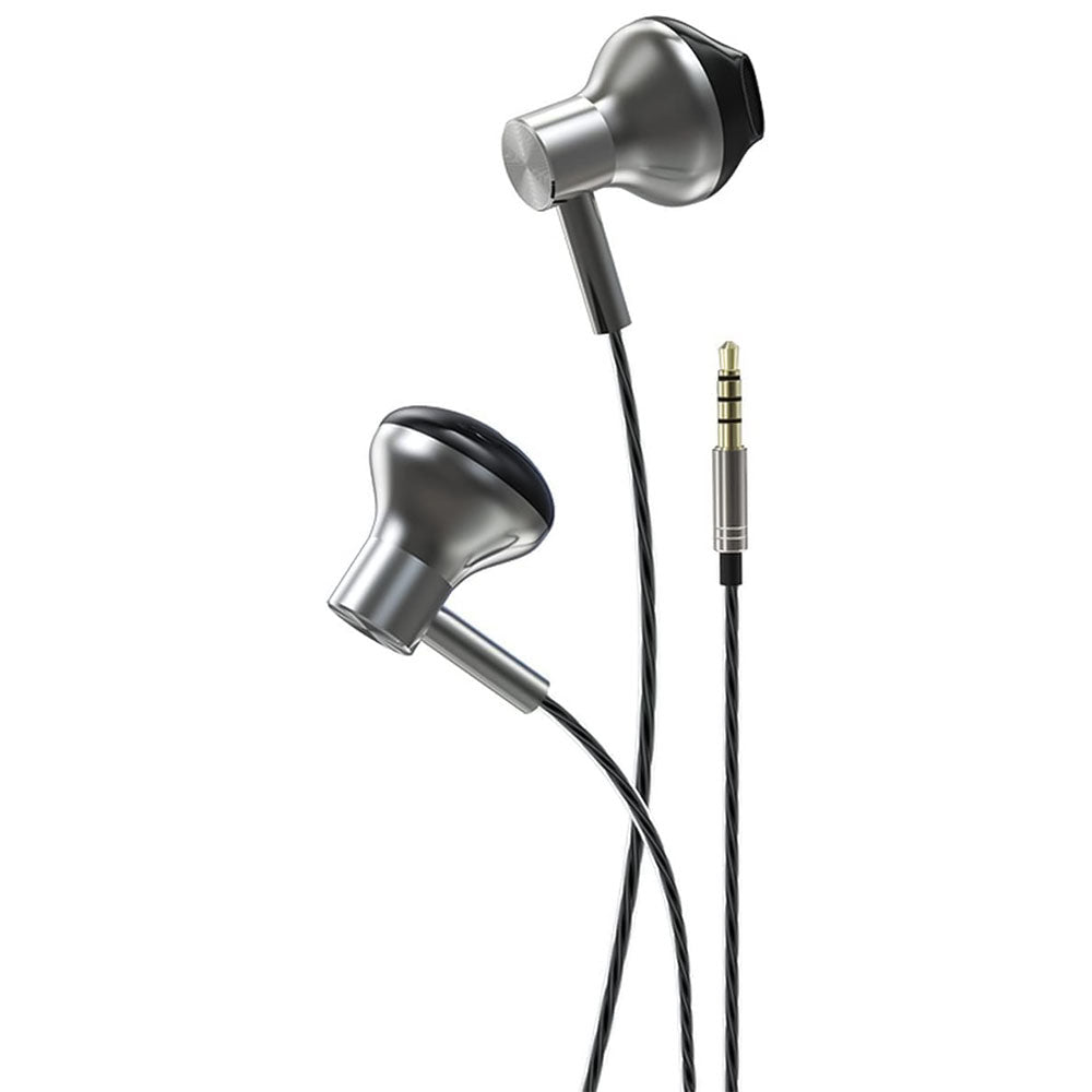 Devia EM101 Metal Remote Earphone - Black