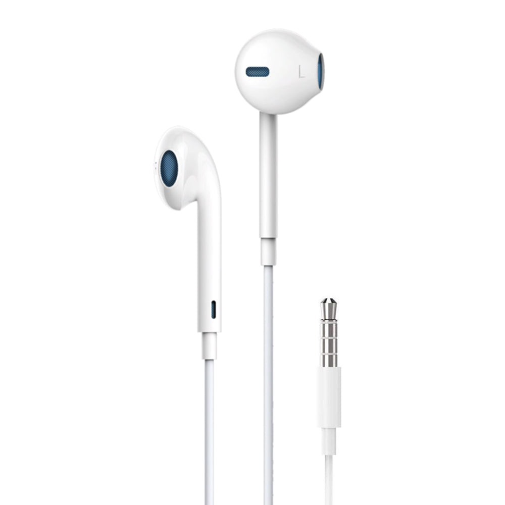 Devia Smart Series EM022 Stereo Earphone - White