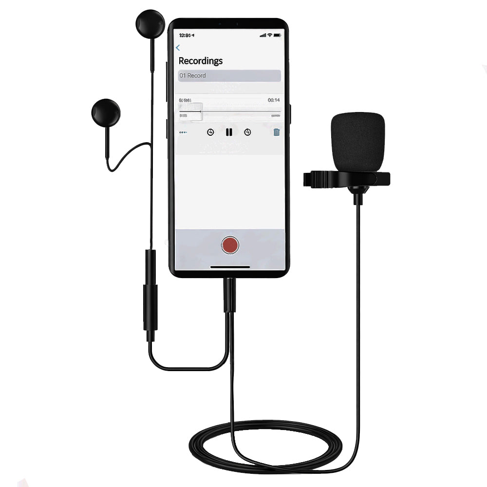 ميكروفون ديفيا سلكي بمنفذ لايتنينج EM605 Smart Series - أسود