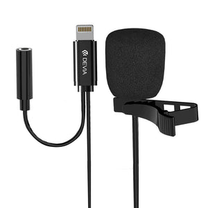 ميكروفون ديفيا سلكي بمنفذ لايتنينج EM605 Smart Series - أسود