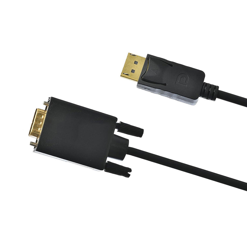 كابل محول DisplayPort الى VGA بطول 1.5 متر - أسود
