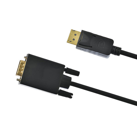 كابل محول DisplayPort الى VGA بطول 1.5 متر - أسود
