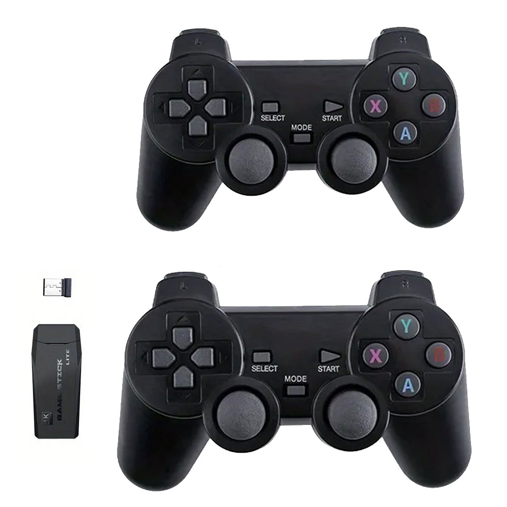 Double Wireless Controller + Game Stick Lite 4K