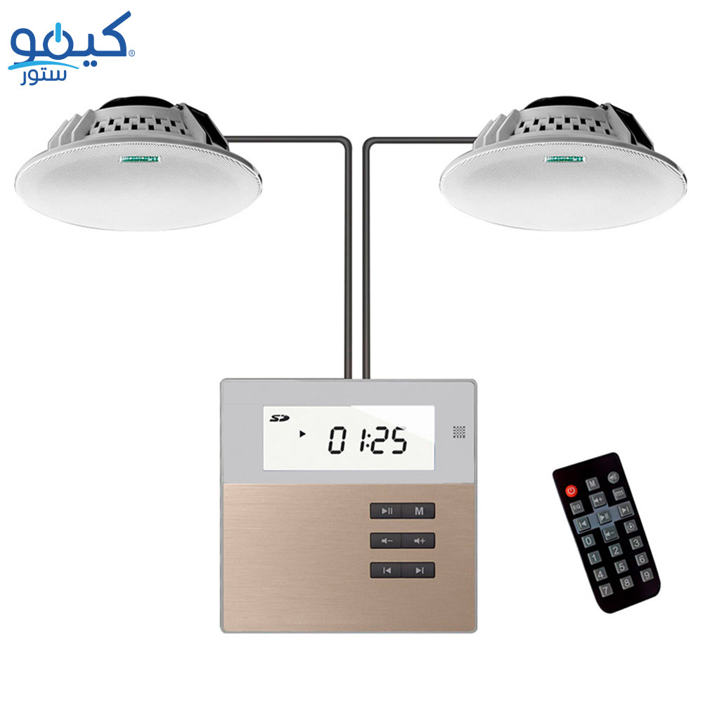Dsppa M2W Amplifier With 2 Ceiling Speaker