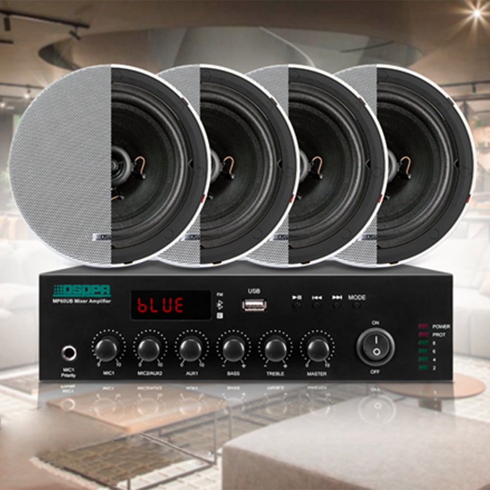 Dsppa MP60UB Mini Digital Mixer Amplifier 60W