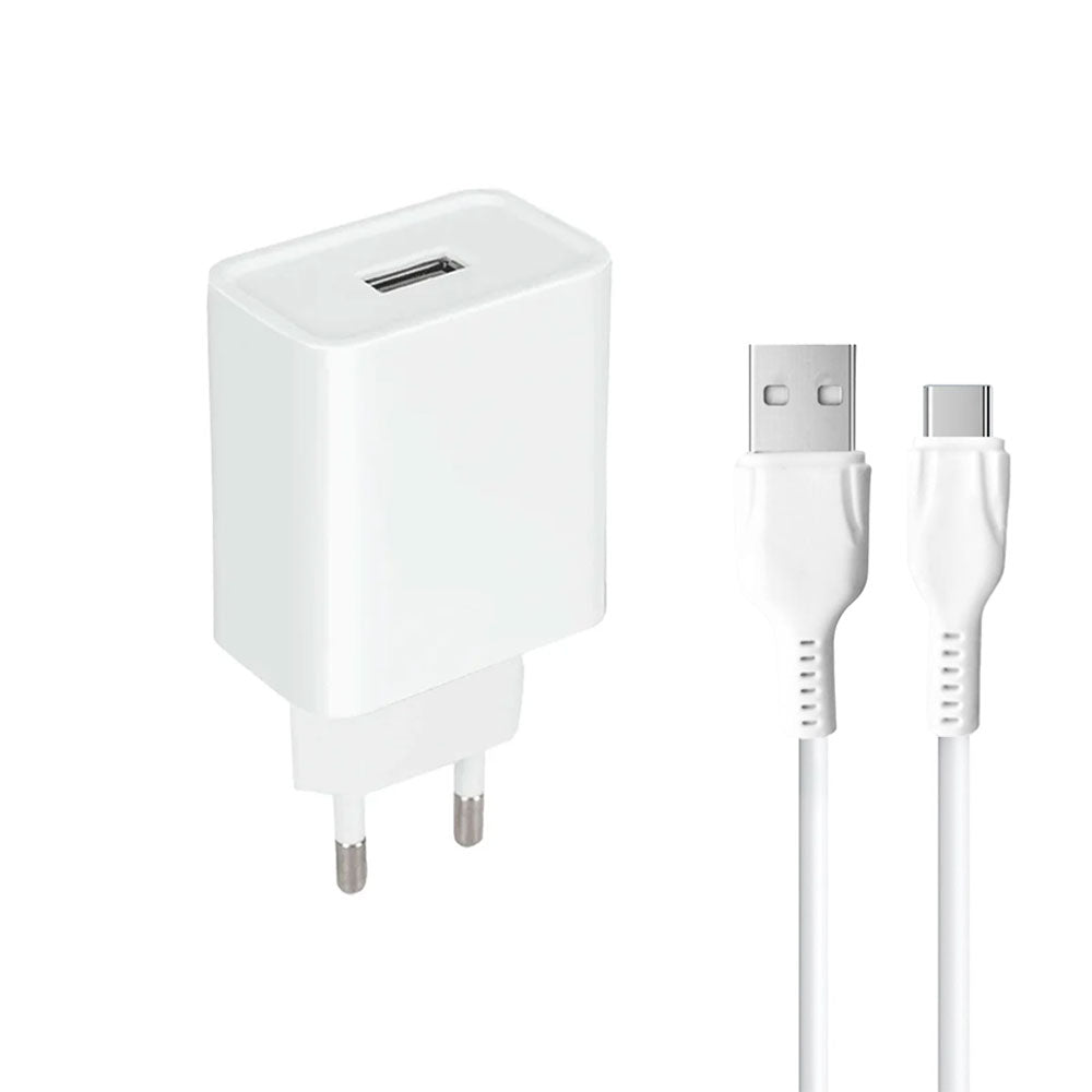 Duda DU-01 Wall Charger USB + Type-C Cable