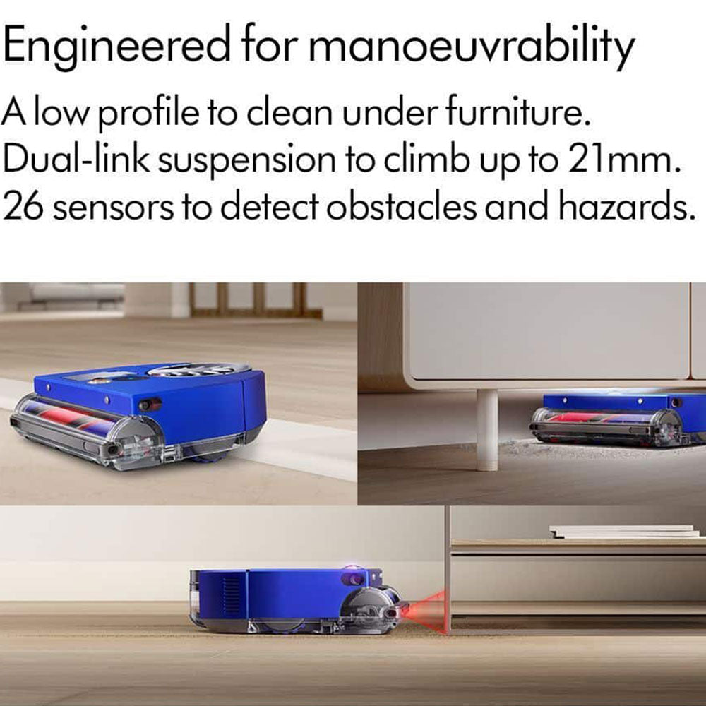 Dyson 360 Vis Nav Robot Vacuum 435W - Blue x Nickel