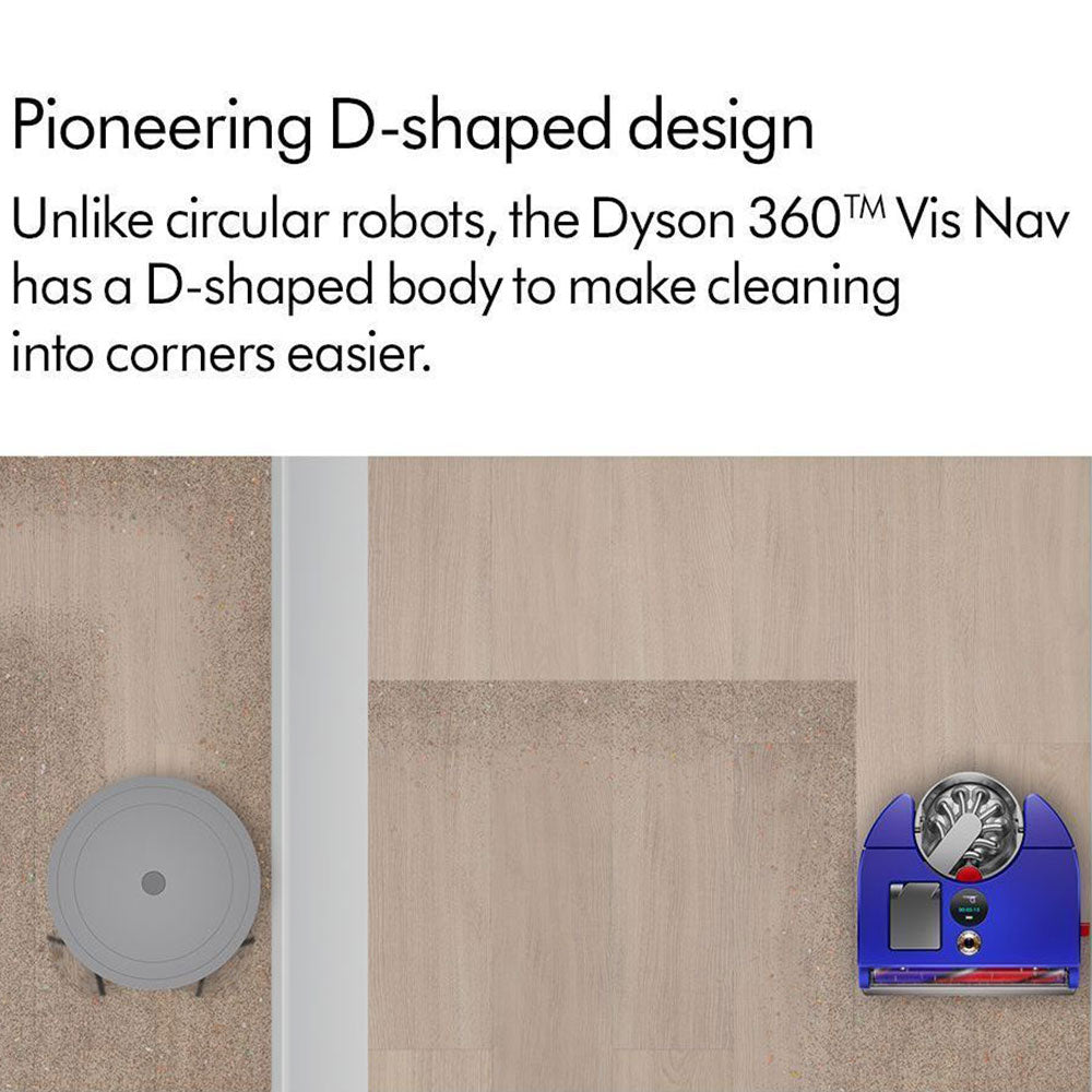 Dyson 360 Vis Nav RB03 Robot Vacuum 435W - Blue x Nickel