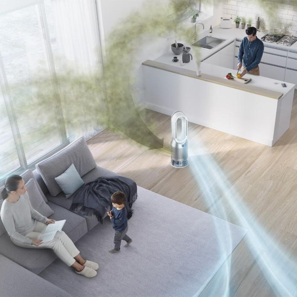 Dyson Air Purifier Humidify+Cool Autoreact PH3A - White x Nickel