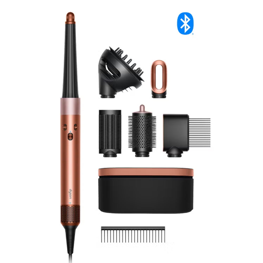 مجفف و مصفف الشعر دايسون متعدد الاستخدامات Curly+Coily HS09 Airwrap Coanda2x  - عنبر