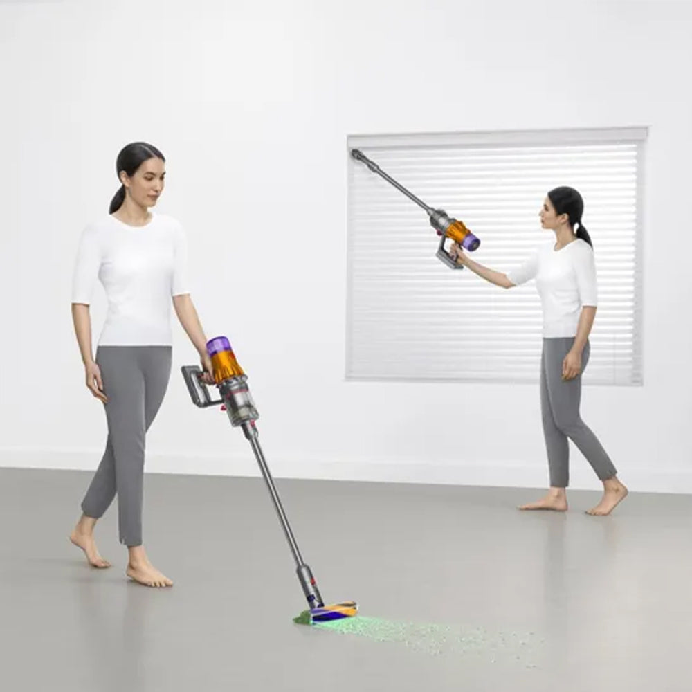 Dyson Cordless Vacuum Cleaner V12 Detect Slim Absolute 0.35L 545W - Yellow x Nickel