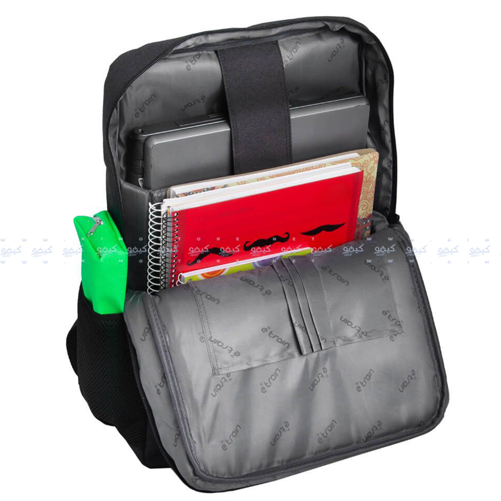 E-Train BG90 15.6 Inch Laptop Backpack - Black