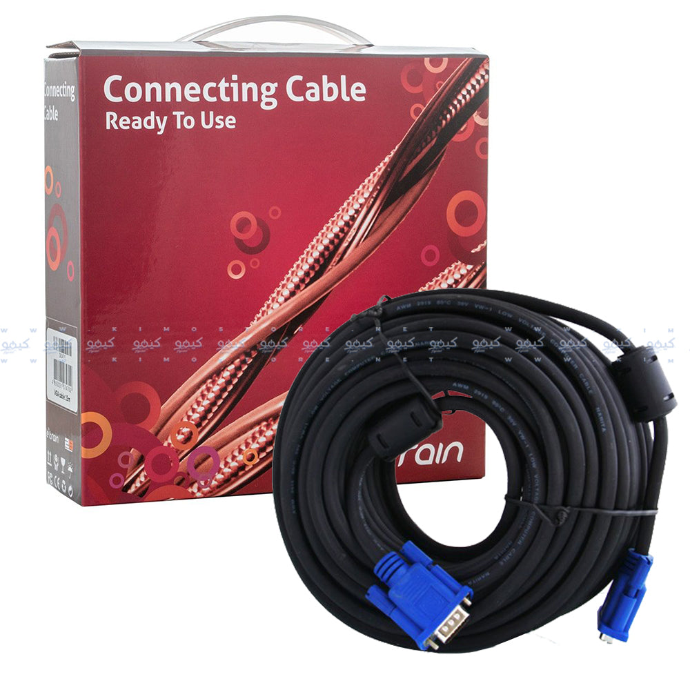 كابل شاشة VGA ايترين 10 متر DC462 