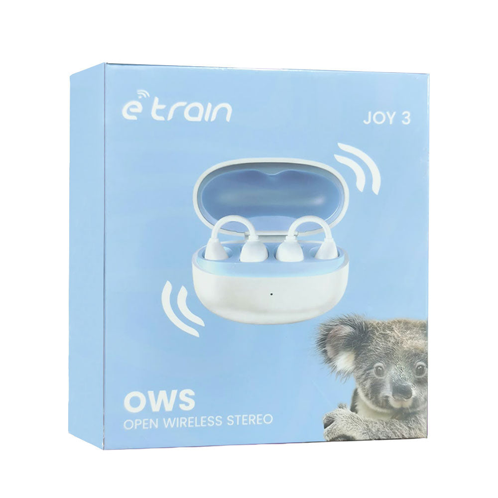 E-Train Joy 3 HPA0C Flip OWS Earbuds - White