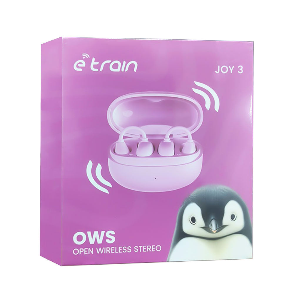 ايربادز ايترين Joy 3 HPA0F Flip OWS - بينك