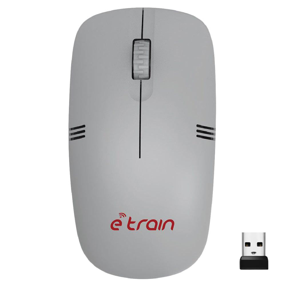 E-Train MO10A Wireless Mouse 1200Dpi - Gray